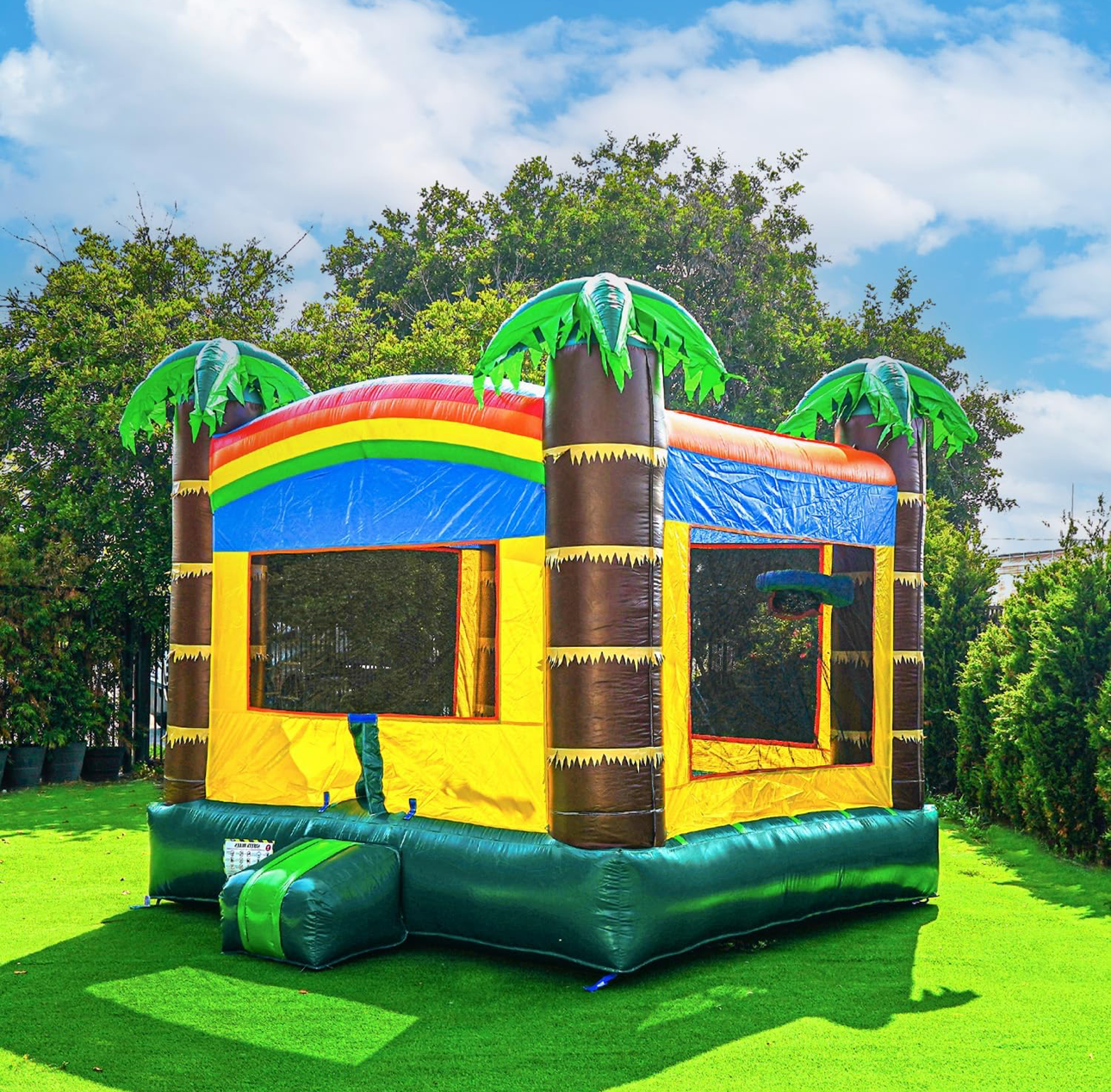 Tropical Safari Palm Bounce House