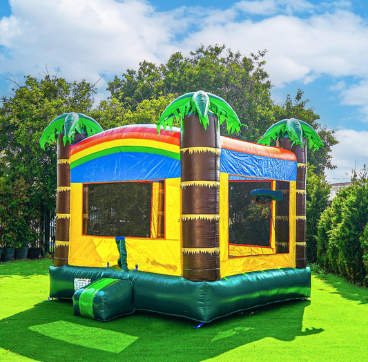 Tropical Safari Palm Bounce House