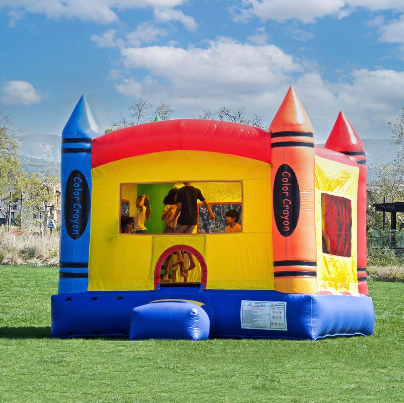 Crayon Bounce House
